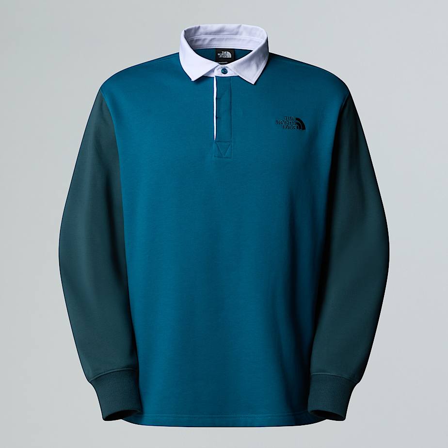 Men's Colourblock Relaxed Rugby Shirt