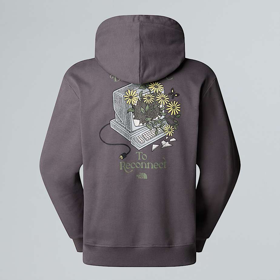 Unisex Connect Relaxed Graphic Hoodie