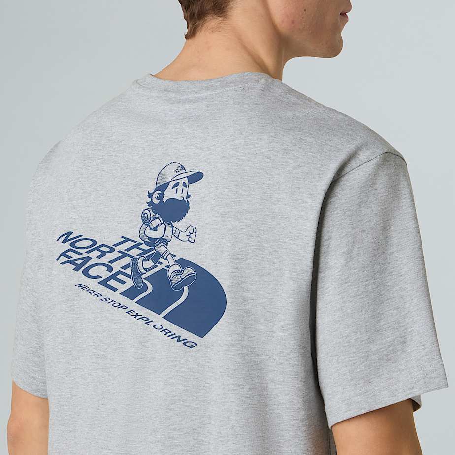 Unisex Run Graphic Relaxed T-Shirt