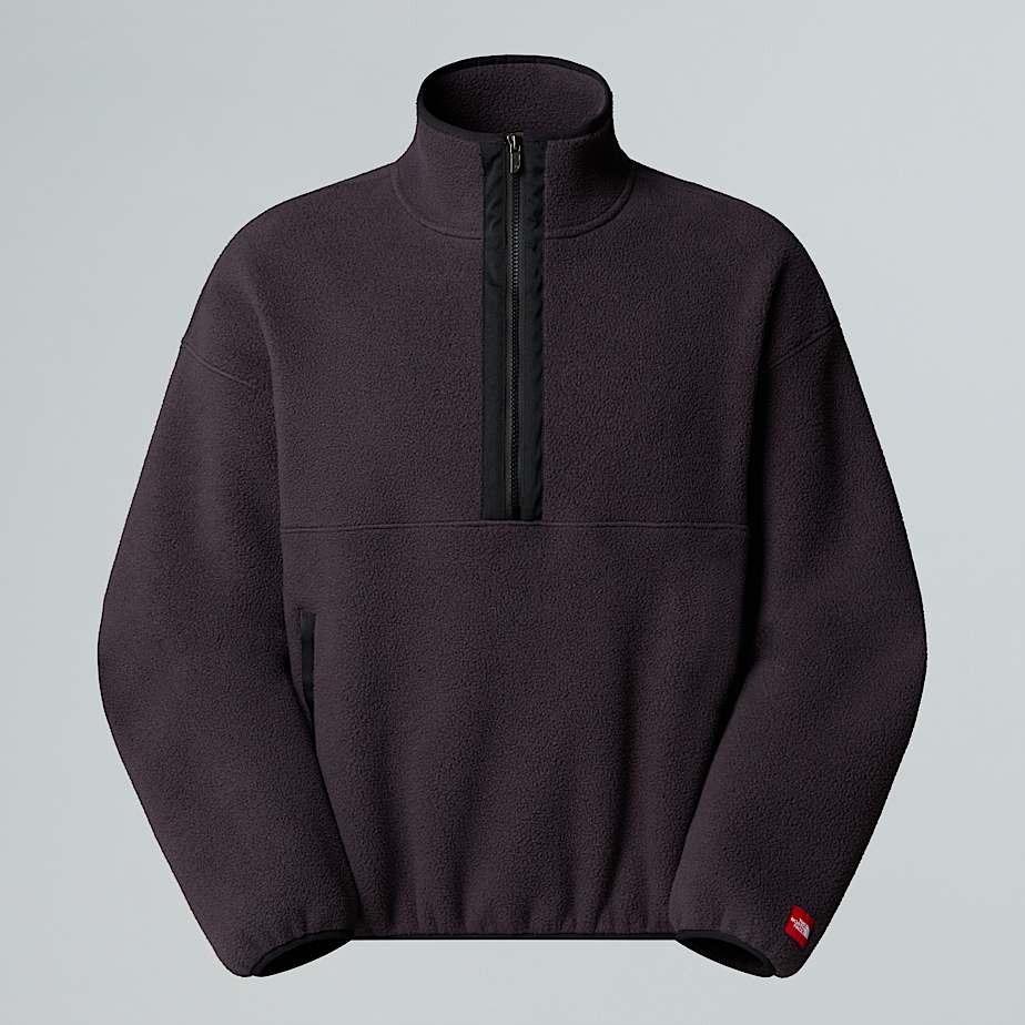 Unisex Red Box 1/2 Zip Fleece