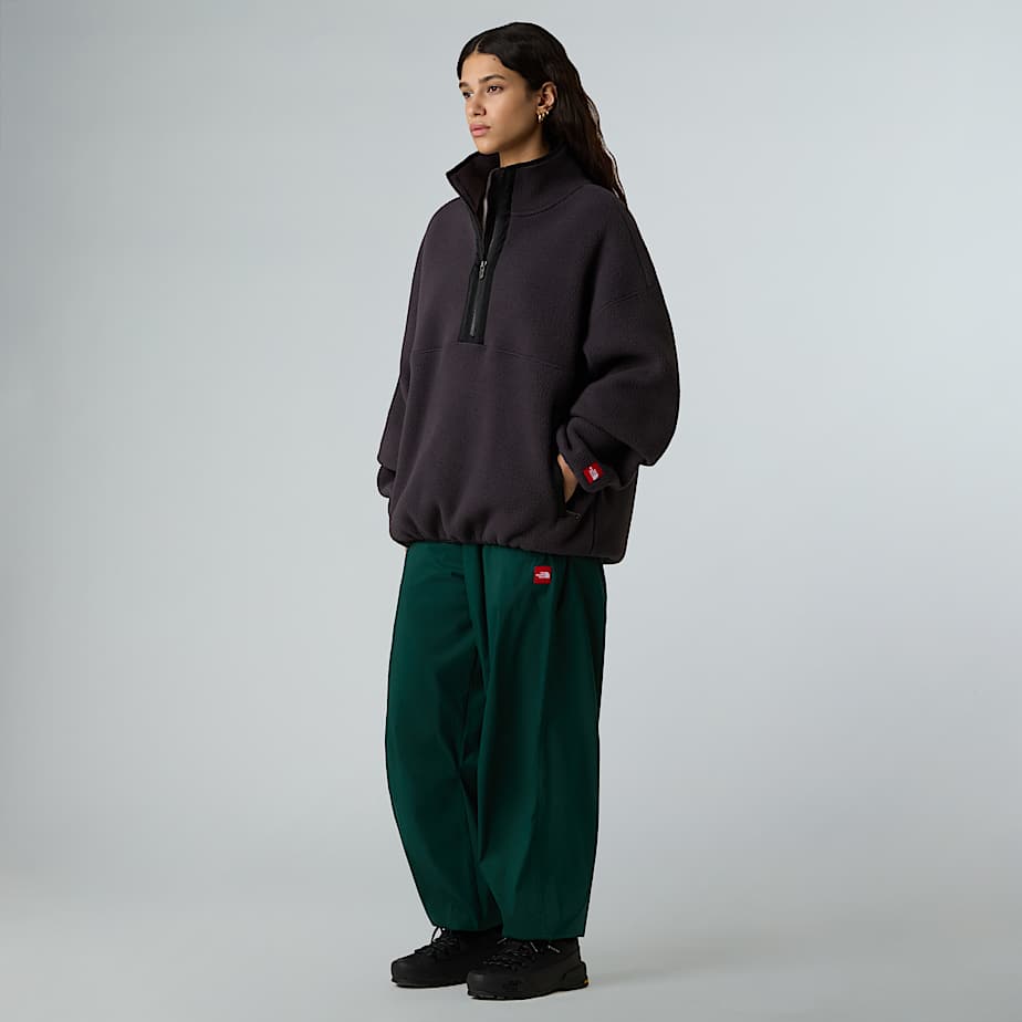 Unisex Red Box 1/2 Zip Fleece