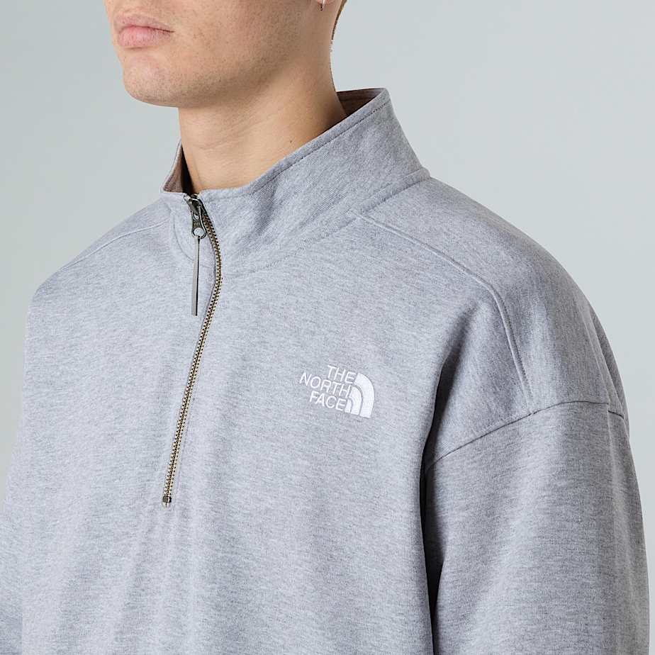 Unisex Oversized 1/4 Zip Sweatshirt