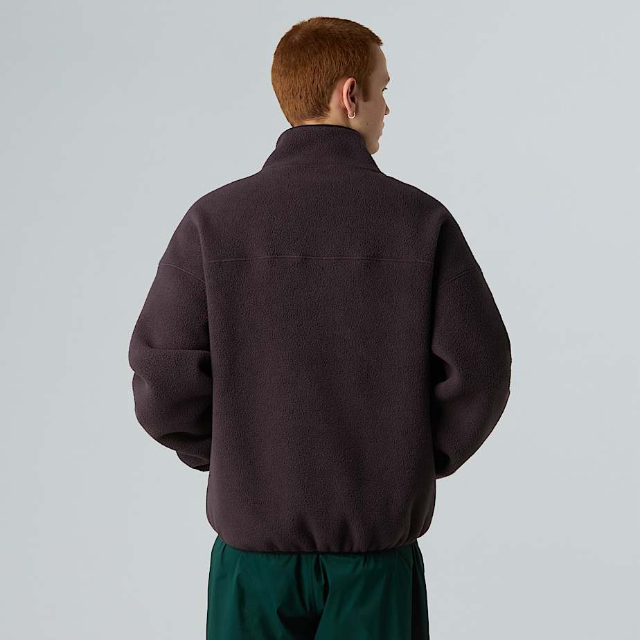 Unisex Red Box 1/2 Zip Fleece