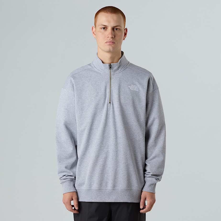 Unisex Oversized 1/4 Zip Sweatshirt