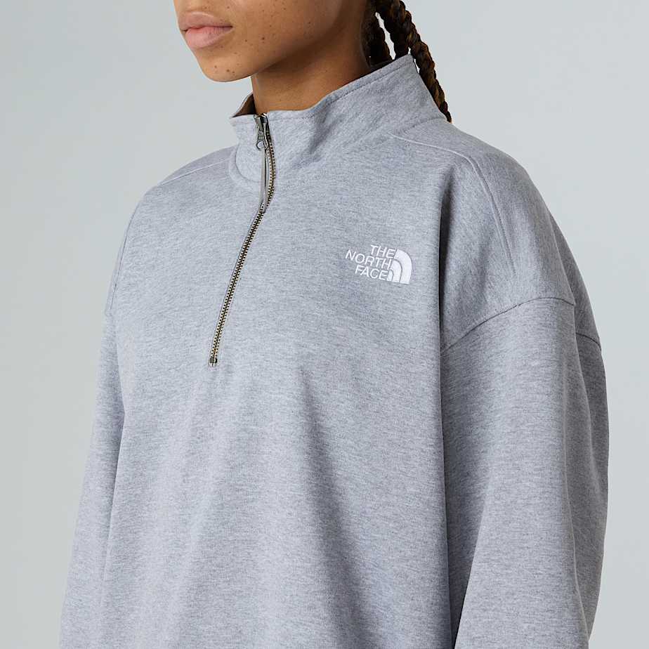 Unisex Oversized 1/4 Zip Sweatshirt