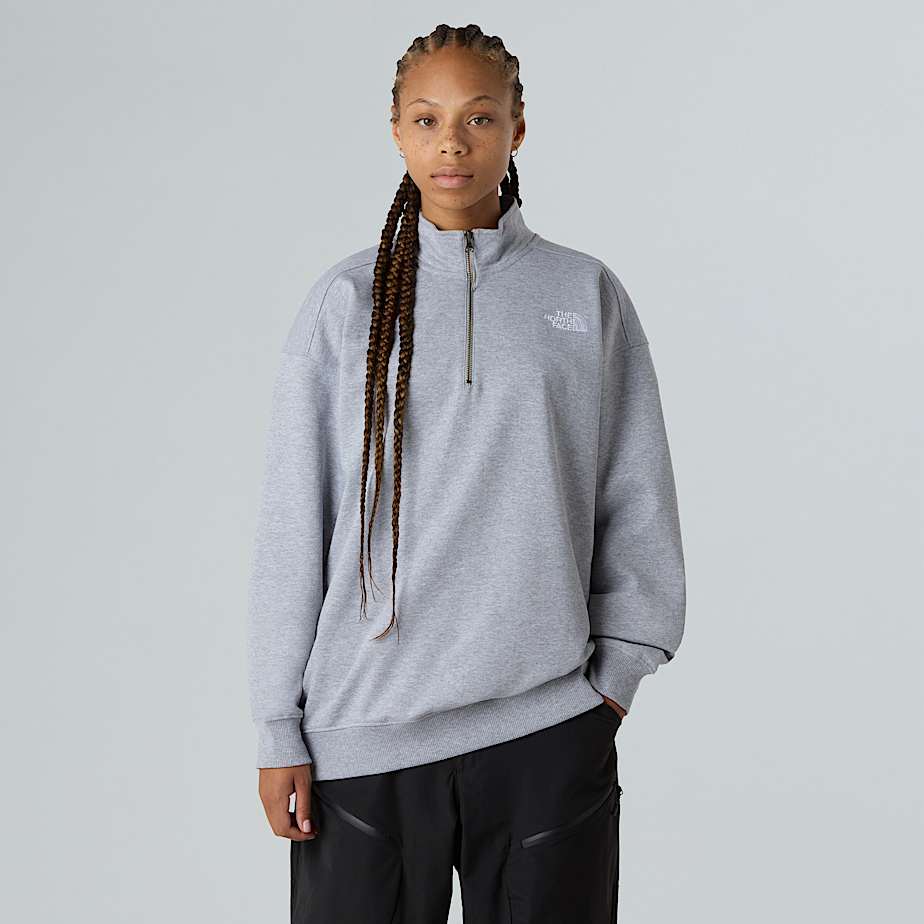 Unisex Oversized 1/4 Zip Sweatshirt